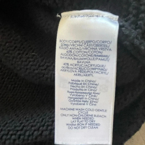 Chaps Black Cable Knit Long Sleeve Women’s Sweater XL - Picture 6 of 12